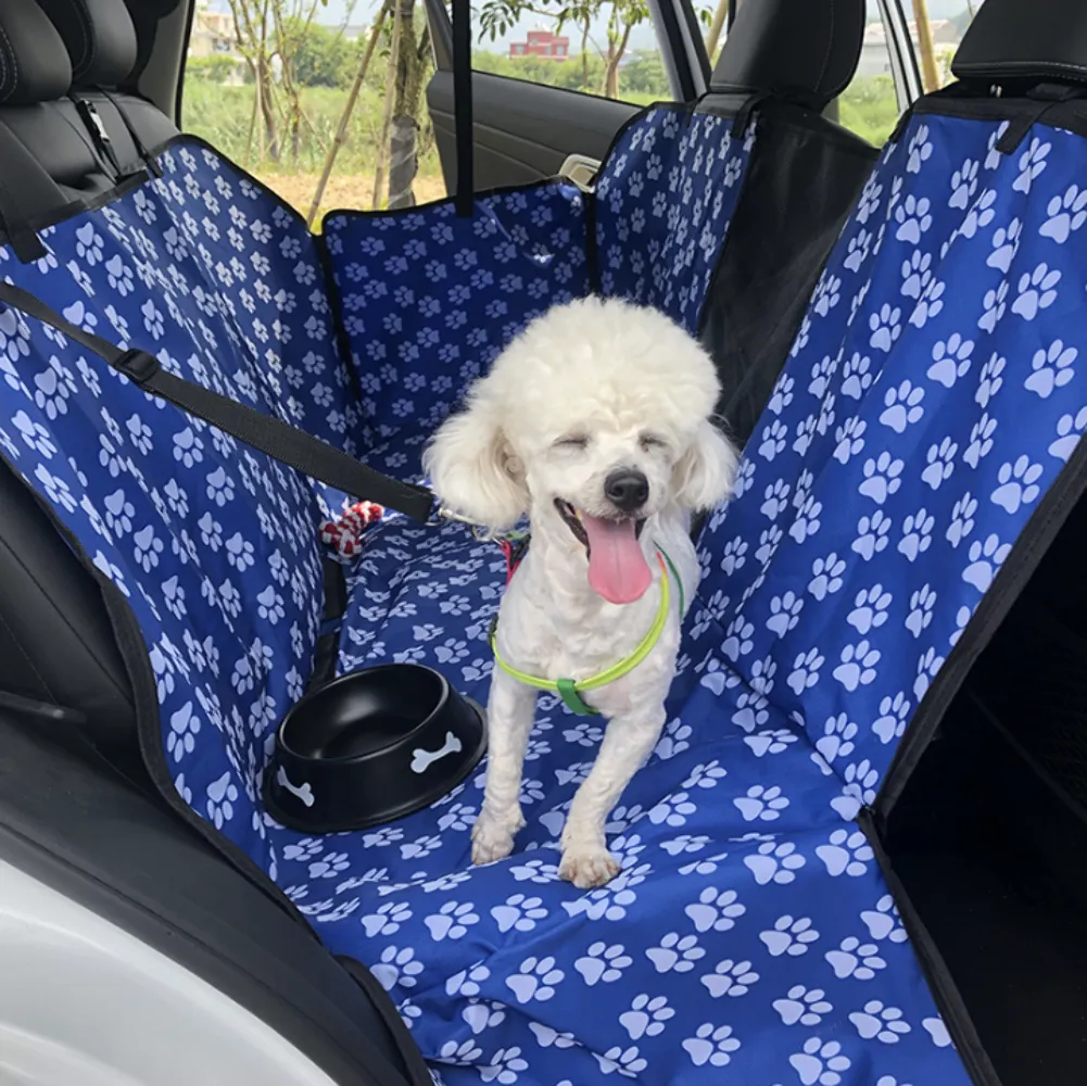 Waterproof Pet Car Seat Cover Black or Blue