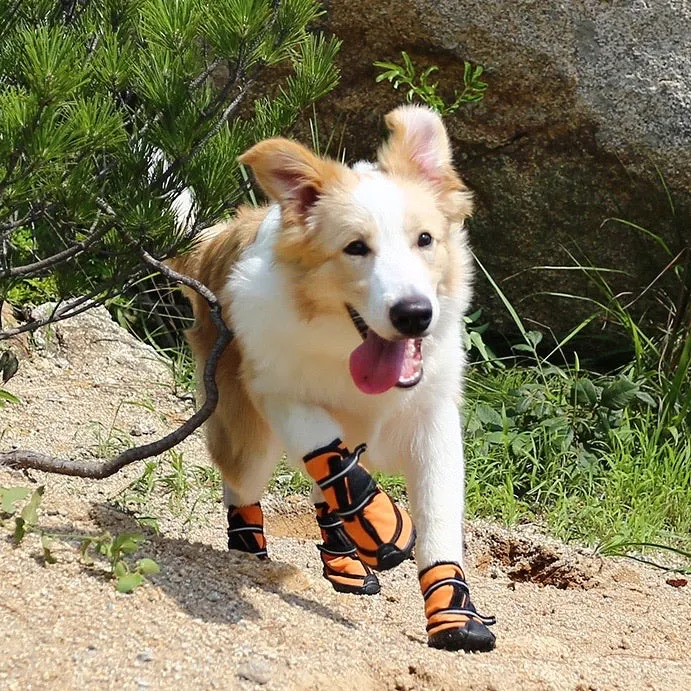 Winter High Boots Velcro for Medium to Large Dogs