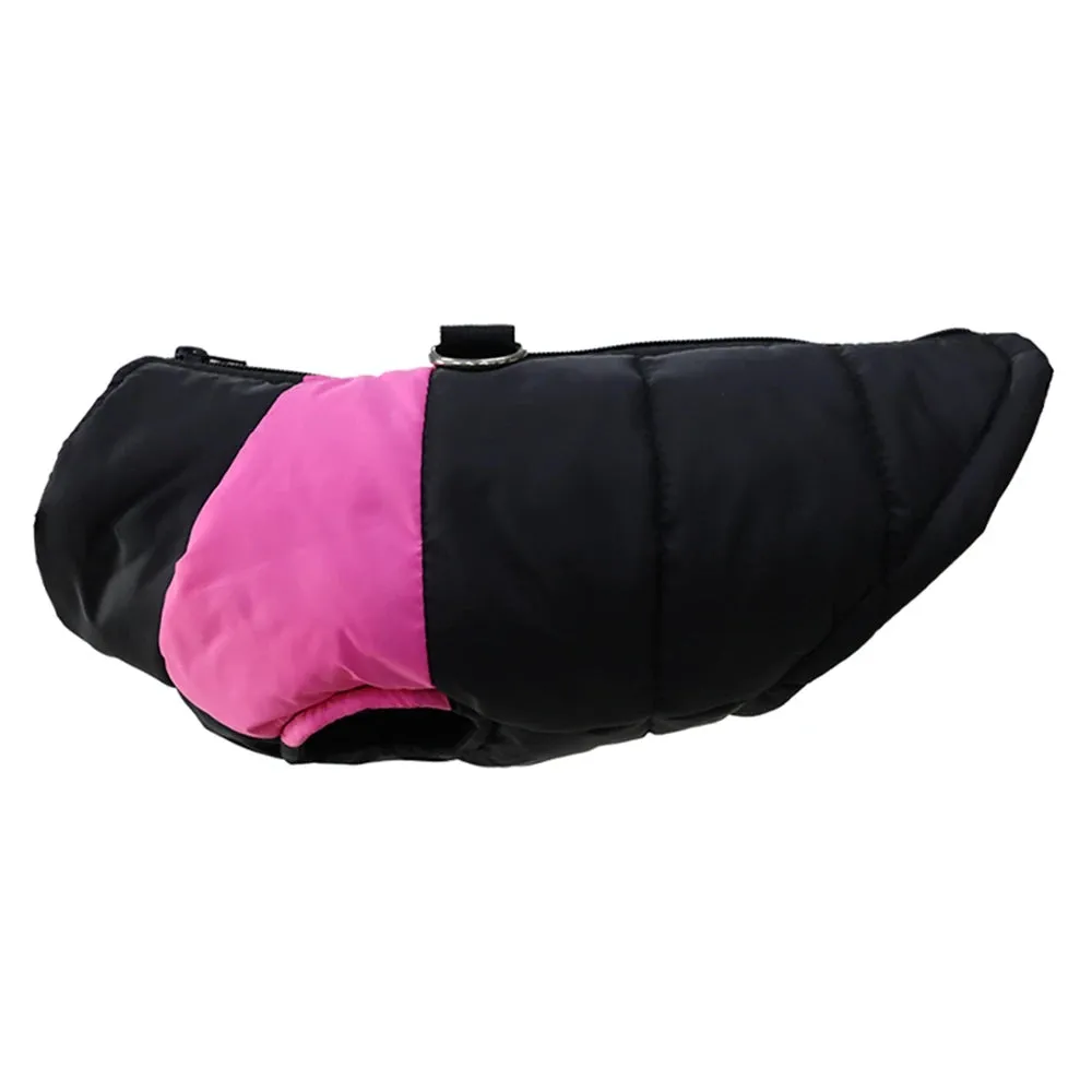 Winter Ready: Waterproof Pet Dog Puppy Vest Jacket - Warm Padded Zipper Coat for Small, Medium, and Large Dogs