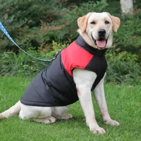 Winter Ready: Waterproof Pet Dog Puppy Vest Jacket - Warm Padded Zipper Coat for Small, Medium, and Large Dogs