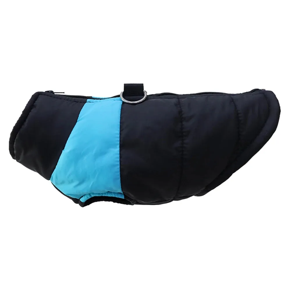 Winter Ready: Waterproof Pet Dog Puppy Vest Jacket - Warm Padded Zipper Coat for Small, Medium, and Large Dogs