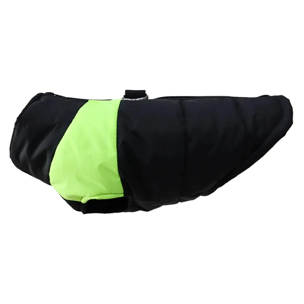 Winter Ready: Waterproof Pet Dog Puppy Vest Jacket - Warm Padded Zipper Coat for Small, Medium, and Large Dogs